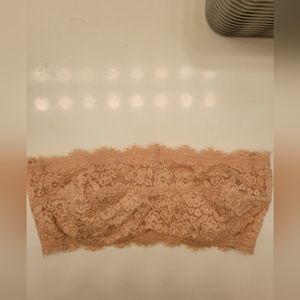 Aerie strapless bra. Never worn. Underwire. 34D nude color.